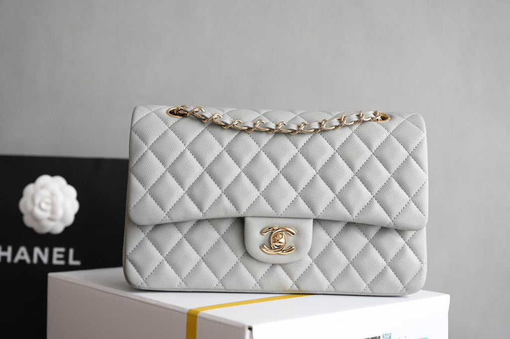 Sky Quilted Chain Bag Blue Light