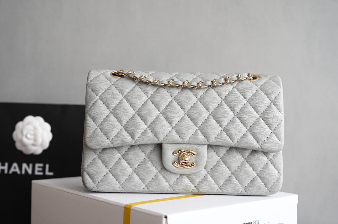 Sky Quilted Chain Bag Blue Light