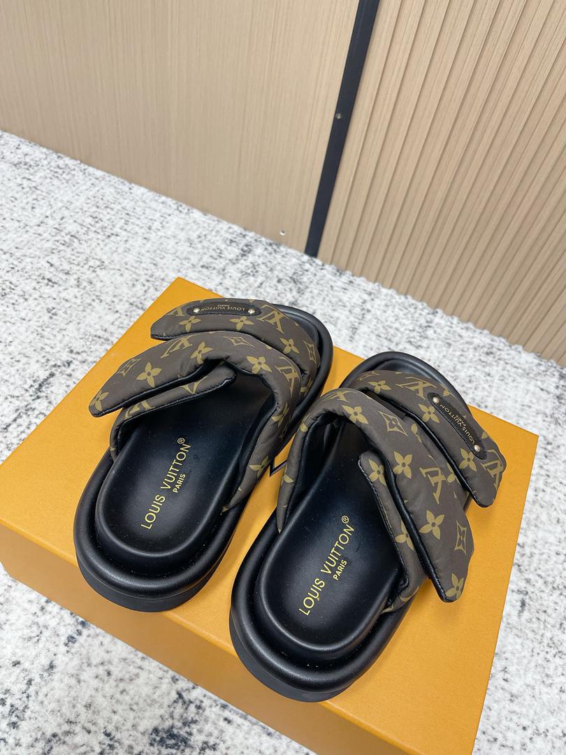 Monogram Comfort Slide Sandals